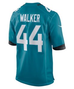 Alternative view of Travon Walker Jacksonville Jaguars Nike Youth Game Jersey - Teal