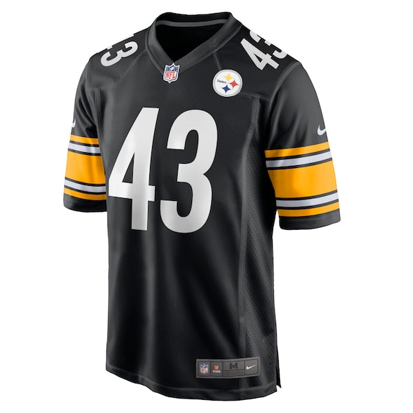 Troy Polamalu Pittsburgh Steelers Nike Retired Player Game Jersey - Black - Image 2