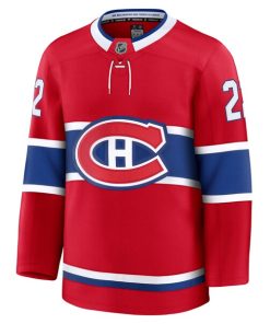 Alternative view of Cole Caufield Montreal Canadiens  Home Premium Jersey - Red