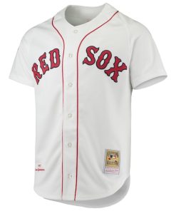 Alternative view of Nomar Garciaparra Boston Red Sox 1997 Cooperstown Collection Authentic Jersey - White