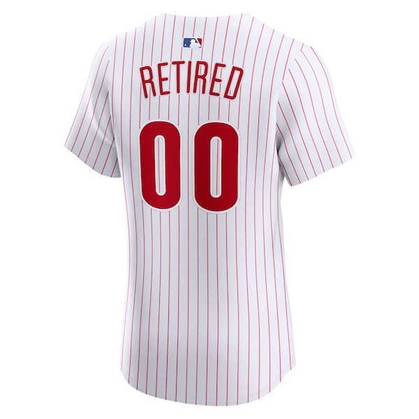Philadelphia Phillies Nike Home Elite Pick-A-Player Retired Roster Jersey - White - Image 3