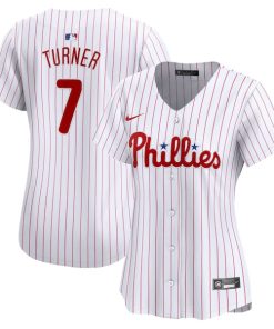 Trea Turner Philadelphia Phillies Nike Women's Home Limited Player Jersey - White