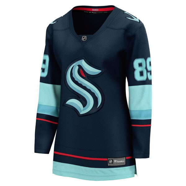 Frederick Gaudreau Seattle Kraken Women's Home Breakaway Jersey - Deep Sea Blue - Image 2