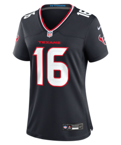 Alternative view of Quintez Cephus Houston Texans Nike Women's Team Game Jersey -  Navy