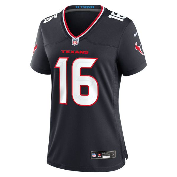 Quintez Cephus Houston Texans Nike Women's Team Game Jersey - Navy - Image 2