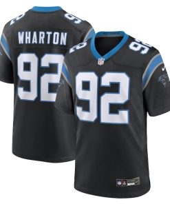 Tershawn Wharton Carolina Panthers Nike Team Game Jersey -  Black