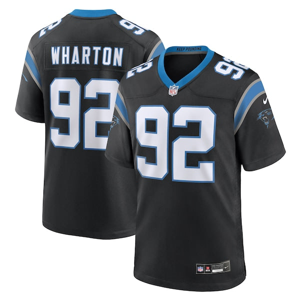 Tershawn Wharton Carolina Panthers Nike Team Game Jersey - Black