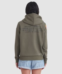 Alternative view of Arizona Cardinals Nike Women's 2025 Salute to Service Sideline Standard Issue Dri-FIT Hoodie - Olive