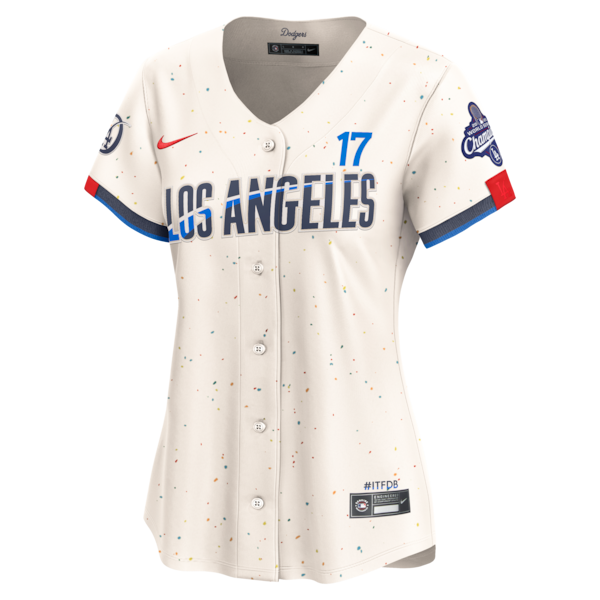 Shohei Ohtani Los Angeles Dodgers Nike Women's 2025 World Series Champions Home Limited Jersey - Cream - Image 2