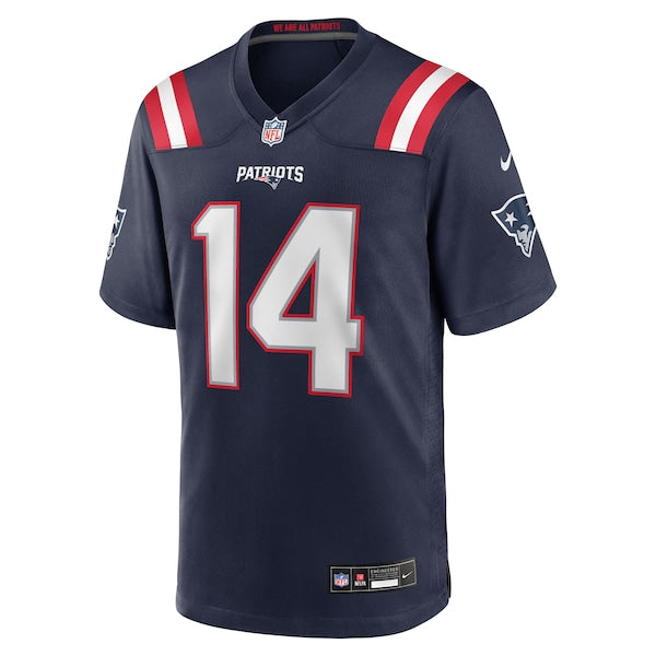 Robert Spillane New England Patriots Nike Team Game Jersey - Navy - Image 2