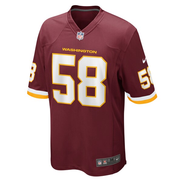 Shaka Toney Washington Football Team Nike Game Jersey - Burgundy - Image 2