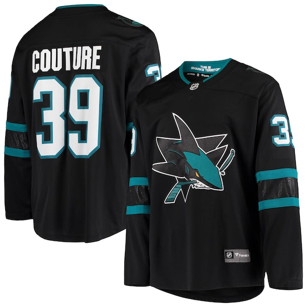 Logan Couture San Jose Sharks Alternate Breakaway Jersey - Black