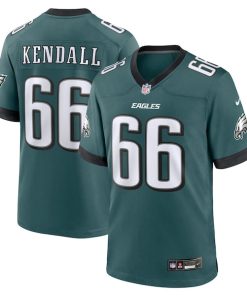 Drew Kendall Philadelphia Eagles Nike Team Game Jersey - Midnight Green