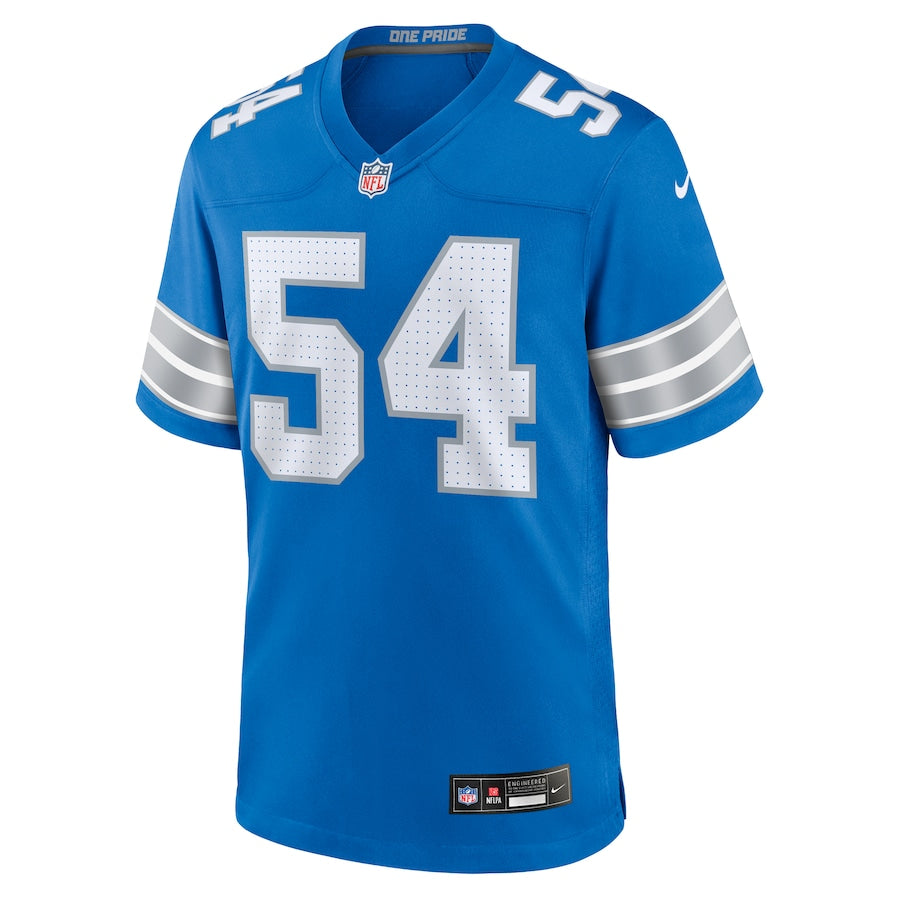 Alim McNeill Detroit Lions Nike Team Game Jersey - Blue - Image 2