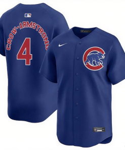 Pete Crow-Armstrong Chicago Cubs Nike Alternate Vapor Limited Jersey - Navy