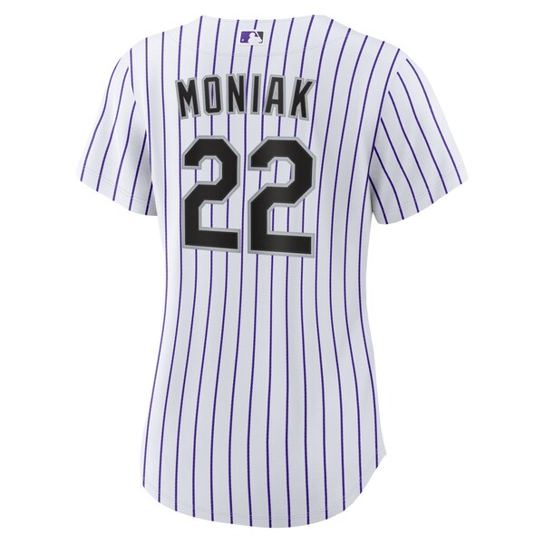Mickey Moniak Colorado Rockies Nike Women's Home Replica Jersey - White - Image 3
