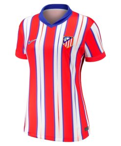 Alternative view of Atletico de Madrid Nike Women's 2024/25 Home Replica Jersey  - Red/White