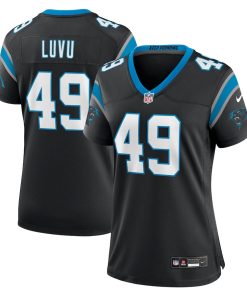 Frankie Luvu Carolina Panthers Nike Women's Team Game Jersey - Black
