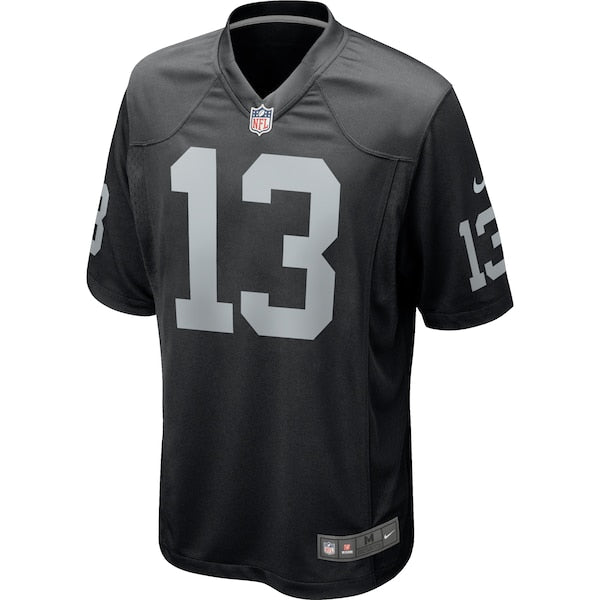 Hunter Renfrow Las Vegas Raiders Nike Game Player Jersey - Black/White - Image 3