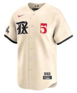 Alternative view of Corey Seager Texas Rangers Nike City Connect Limited Jersey - Cream