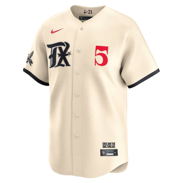 Corey Seager Texas Rangers Nike City Connect Limited Jersey - Cream - Image 2