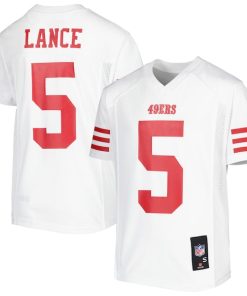 Trey Lance San Francisco 49ers Youth Team Replica Player Jersey - White