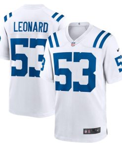 Shaquille Leonard Indianapolis Colts Nike Player Game Jersey - White/Blue