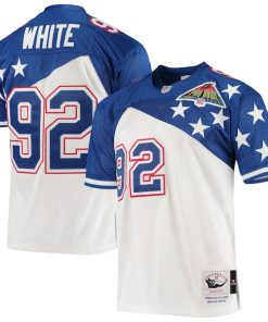 Reggie White NFC 1995 Pro Bowl Authentic Jersey - White/Blue