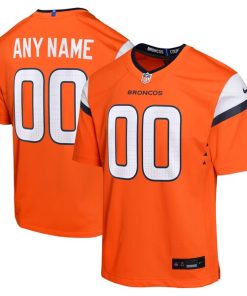 Denver Broncos Nike Youth Custom Game Jersey - Orange