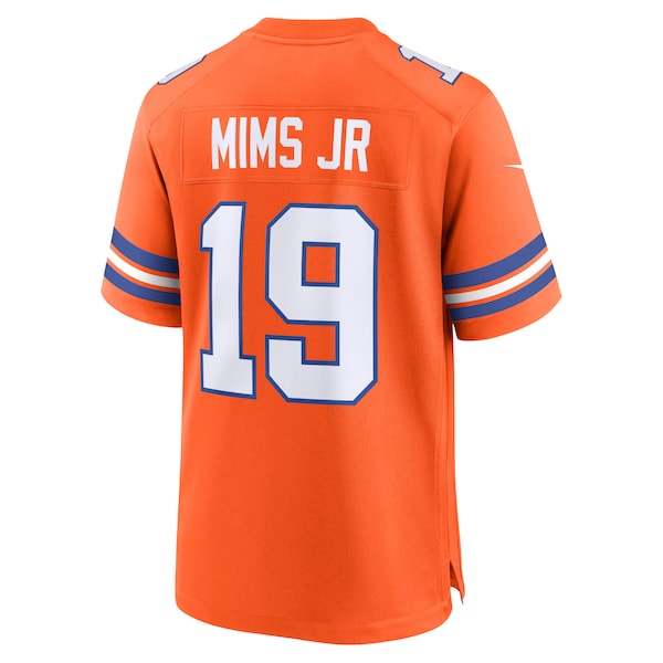 Marvin Mims Jr Denver Broncos Nike Mile High Collection 1977 Throwback Player Game Jersey - Orange - Image 3