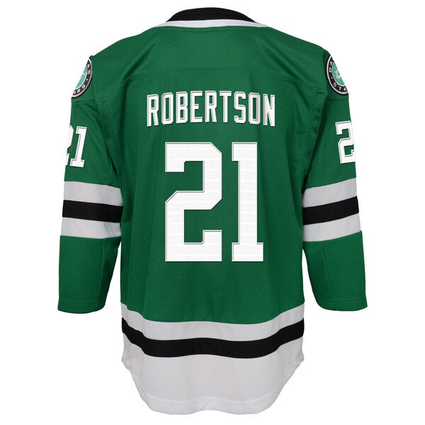 Jason Robertson Dallas Stars Youth Home Premier Player Jersey - Kelly Green - Image 3