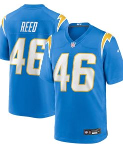 Nikko Reed Los Angeles Chargers Nike Team Game Jersey -  Powder Blue