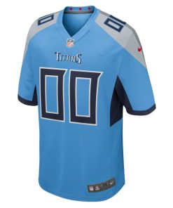 Alternative view of Tennessee Titans Nike Alternate Custom Game Jersey - Light Blue