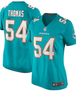 Zach Thomas Miami Dolphins Nike Women's Game Retired Player Jersey - Aqua