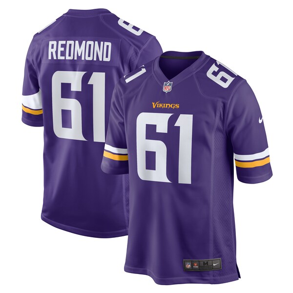 Jalen Redmond Minnesota Vikings Nike Game Jersey - Purple