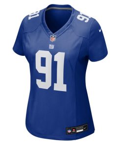 Alternative view of Darius Alexander New York Giants Nike Women's Team Game Jersey -  Royal