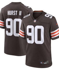 Maurice Hurst II Cleveland Browns Nike Team Game Jersey -  Brown