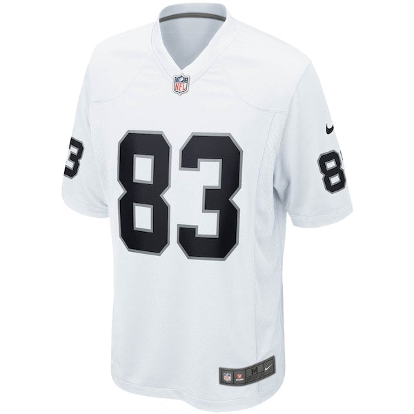 Darren Waller Las Vegas Raiders Nike Game Jersey - White/Black - Image 3