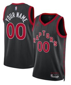 Toronto Raptors Jordan Brand Unisex 2022/23 Swingman Custom Jersey - Statement Edition - Black