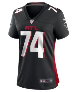 Alternative view of Travis Bell Atlanta Falcons Nike Women's Team Game Jersey -  Black