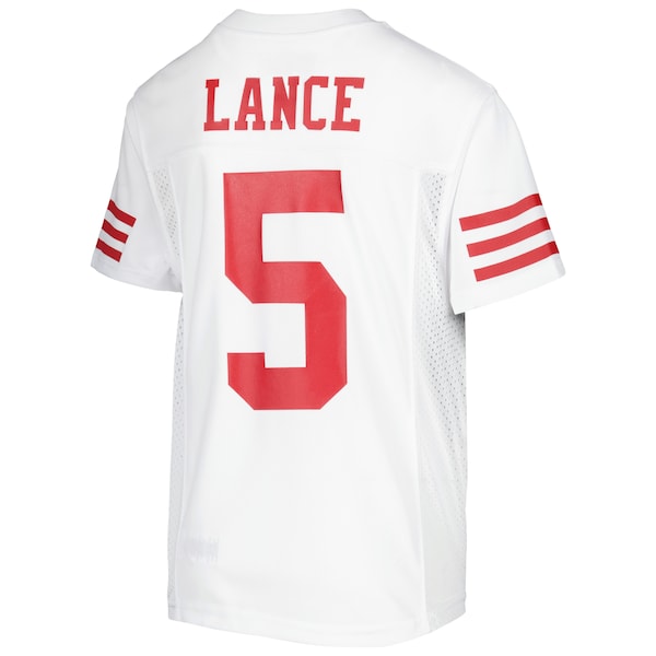Trey Lance San Francisco 49ers Youth Team Replica Player Jersey - White - Image 3