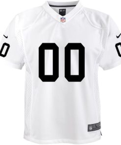 Alternative view of Las Vegas Raiders Nike Youth Team Custom Game Jersey - White