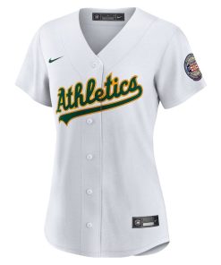 Alternative view of Dave Parker Athletics Nike Women's 2025 Baseball Hall of Fame Replica Jersey - White