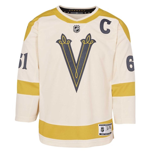Mark Stone Vegas Golden Knights Preschool 2024 NHL Winter Classic Premier Player Jersey - Cream - Image 2