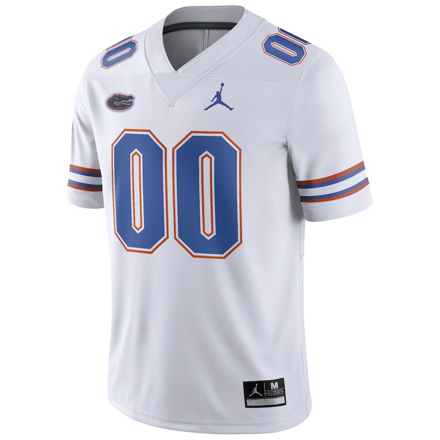 Men's Jordan Brand White Florida Gators Football Custom Game Jersey - Image 2