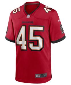 Alternative view of Devin White Tampa Bay Buccaneers Nike Game Player Jersey - Red