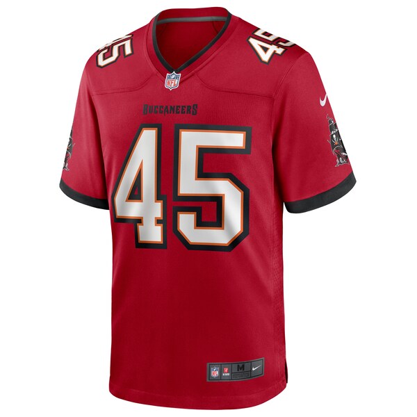 Devin White Tampa Bay Buccaneers Nike Game Player Jersey - Red - Image 2