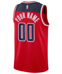 Alternative view of Washington Wizards Nike Unisex Swingman Custom Jersey Red - Icon Edition
