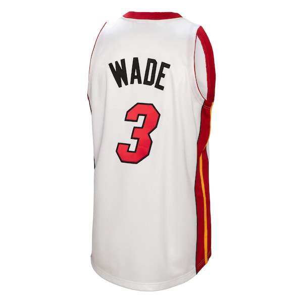 Dwyane Wade Miami Heat 2005-06 Authentic Player Jersey - White - Image 3
