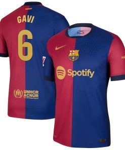 Gavi Barcelona Nike 2024/25 Home Authentic Player Jersey - Royal